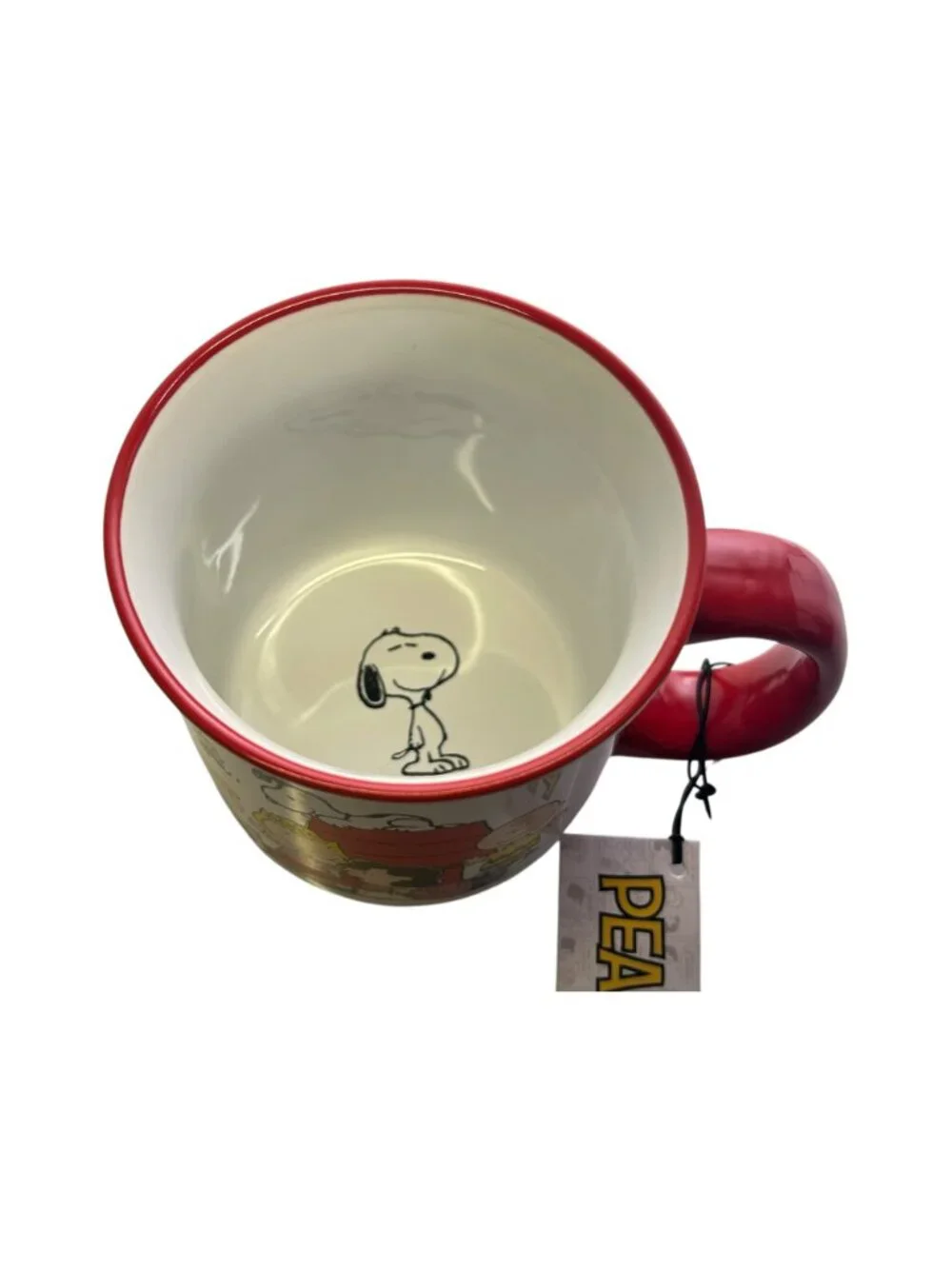 Peanuts Snoopy Woodstock Mug Set Gibson Homewares Flowers Hearts Ceramic 21oz